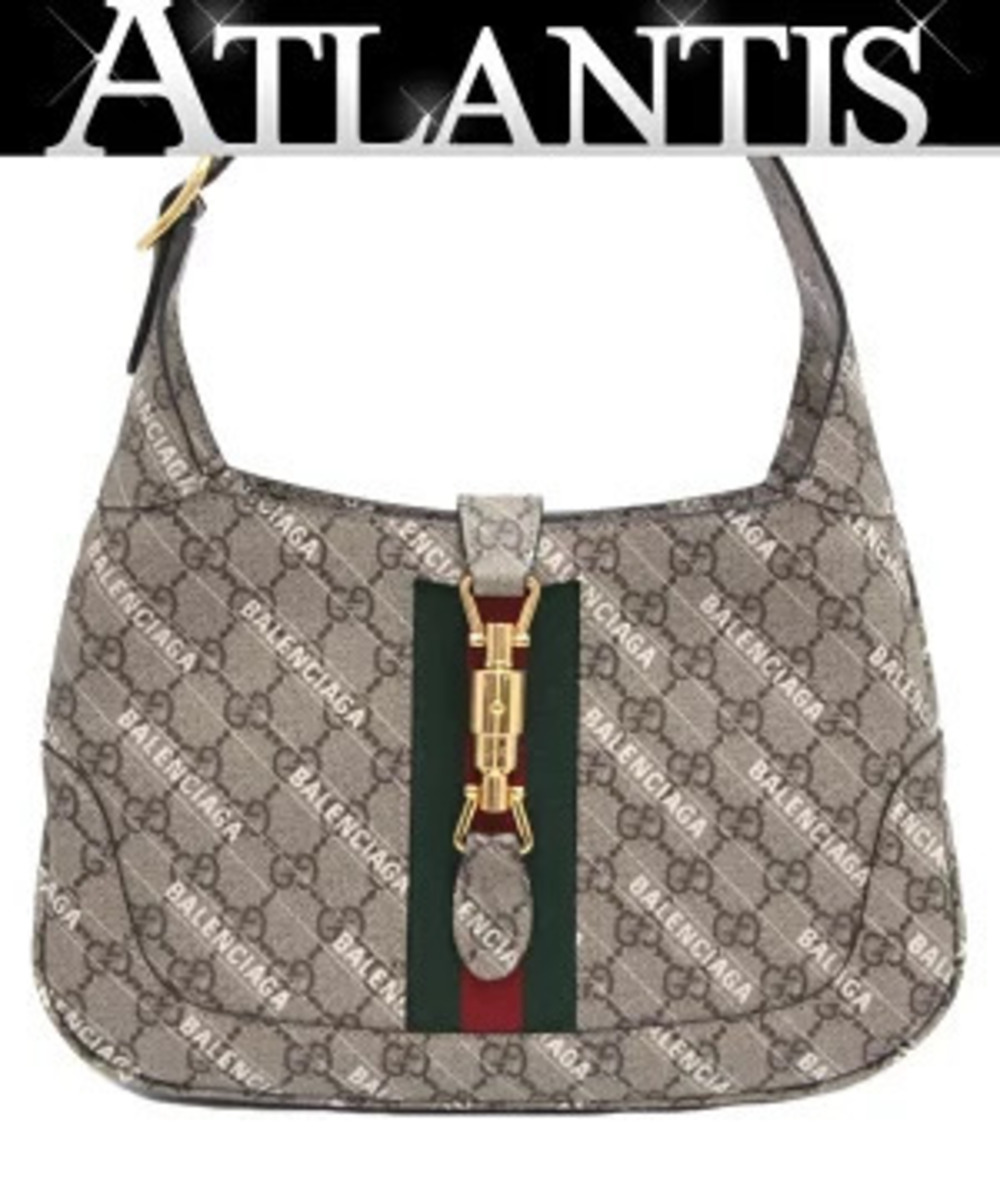 Gucci Balenciaga The Hacker Project Jackie bag Beige Cream